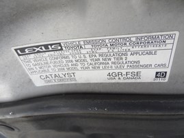 2006 LEXUS IS250 SILVER AT 2.5 Z19567